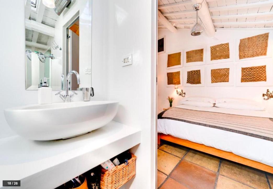 Luxury Art Apartment In Trastevere With Terrace Róma Kültér fotó