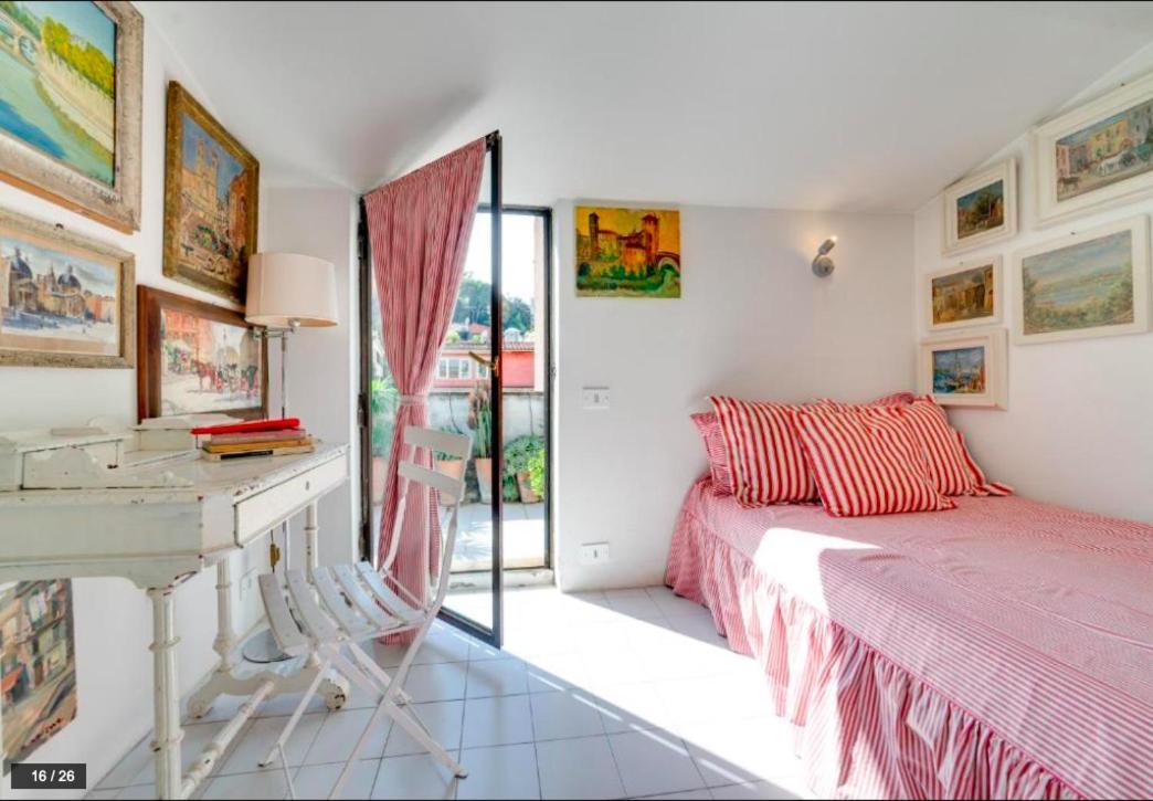 Luxury Art Apartment In Trastevere With Terrace Róma Kültér fotó
