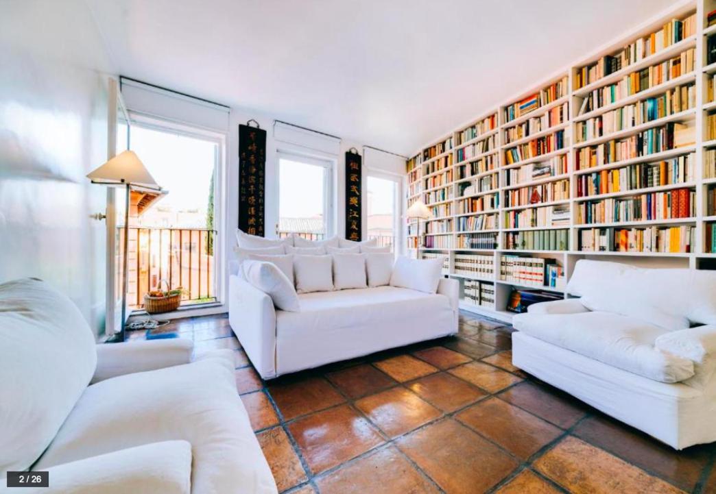 Luxury Art Apartment In Trastevere With Terrace Róma Kültér fotó